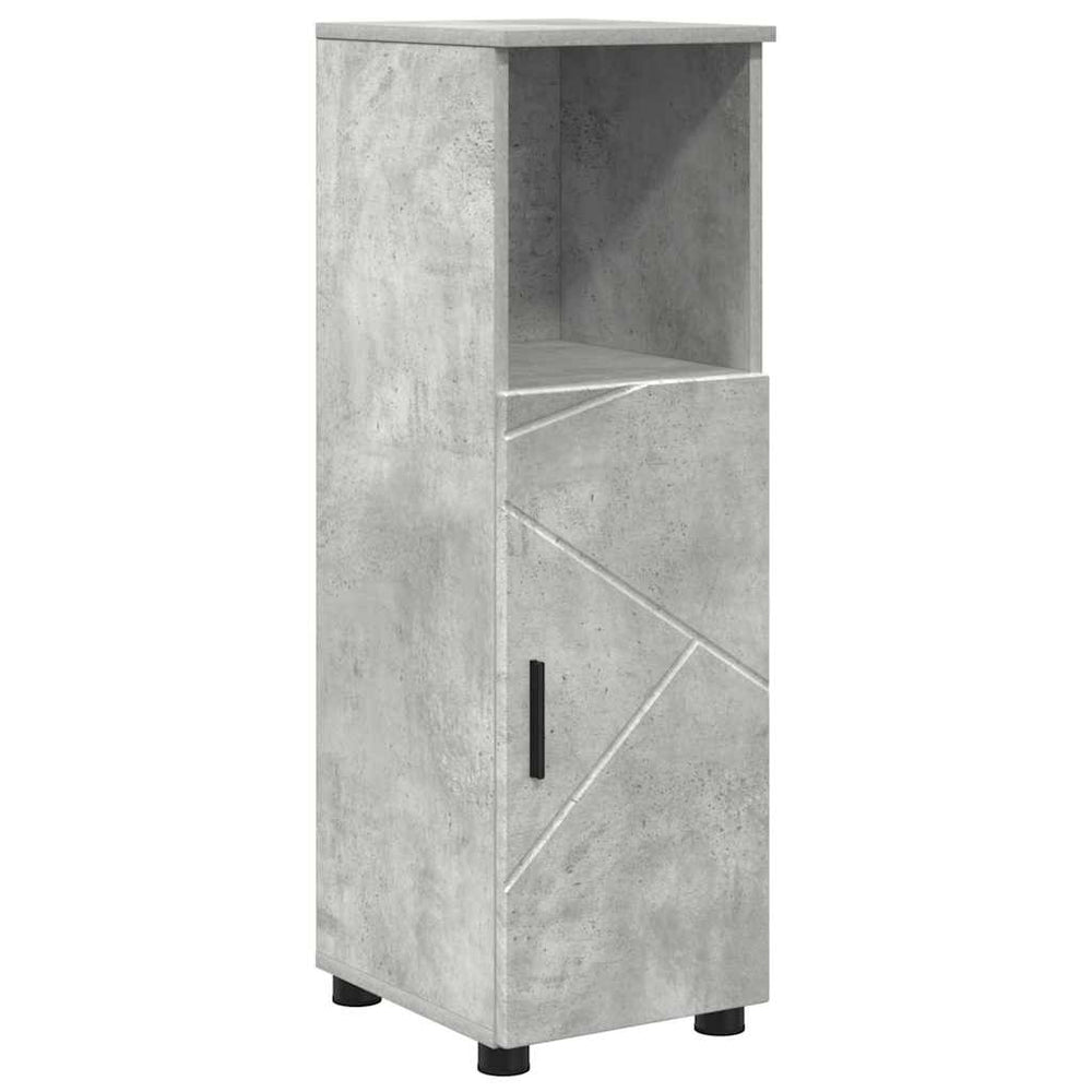 Badezimmerschrank Beton Grau 30x35x95 cm