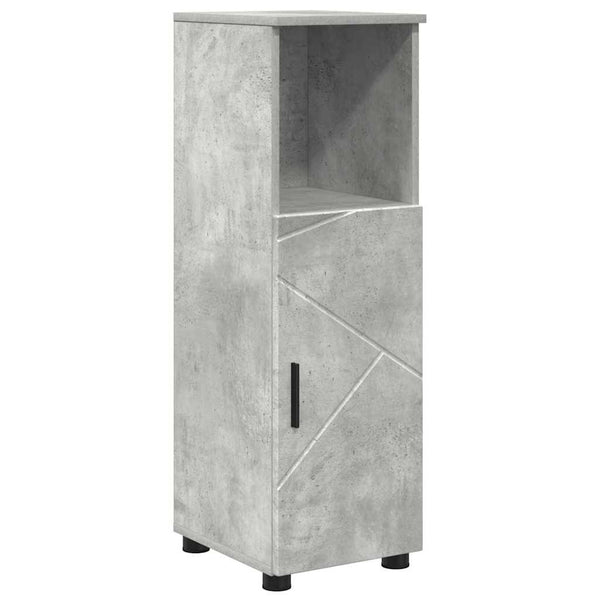 Badezimmerschrank Beton Grau 30x35x95 cm