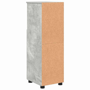 Badezimmerschrank Beton Grau 30x35x95 cm