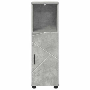 Badezimmerschrank Beton Grau 30x35x95 cm