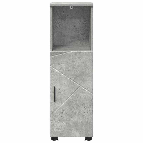 Badezimmerschrank Beton Grau 30x35x95 cm