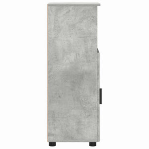 Badezimmerschrank Beton Grau 30x35x95 cm