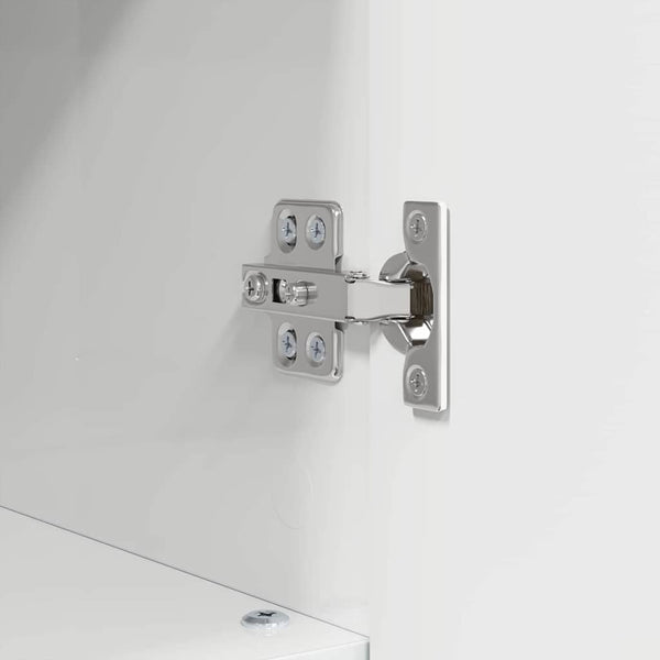 Badezimmerschrank Weiß Hochglanz 30x35x95cm