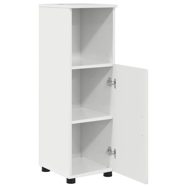 Badezimmerschrank Weiß Hochglanz 30x35x95cm