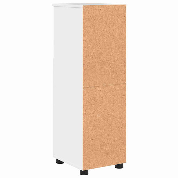 Badezimmerschrank Weiß Hochglanz 30x35x95cm