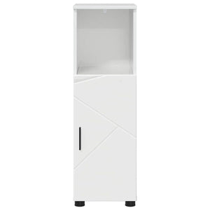 Badezimmerschrank Weiß Hochglanz 30x35x95cm