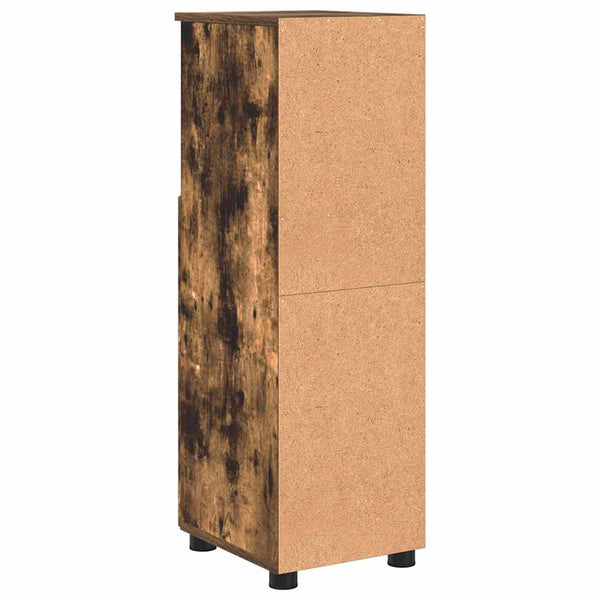 Badezimmerschrank Geräucherte Eiche 30x35x95 cm