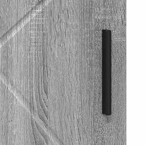 Grauer Badezimmerschrank Sonoma mit Stauraum