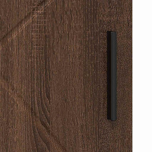 Badezimmerschrank Braun Eiche 30x35x95 cm