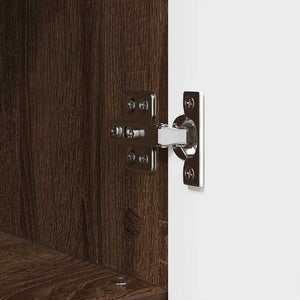 Badezimmerschrank Braun Eiche 30x35x95 cm