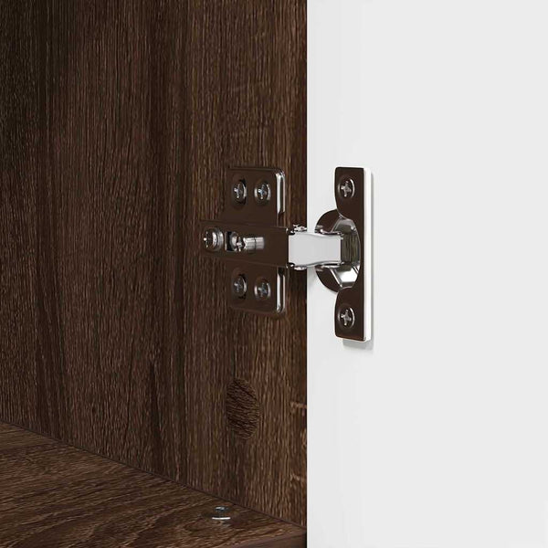 Badezimmerschrank Braun Eiche 30x35x95 cm