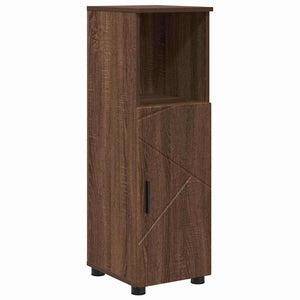 Badezimmerschrank Braun Eiche 30x35x95 cm