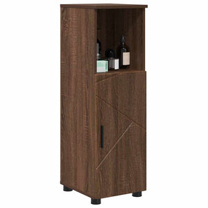 Badezimmerschrank Braun Eiche 30x35x95 cm