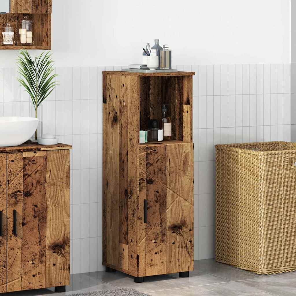 Badezimmerschrank Altholz 30x35x95cm