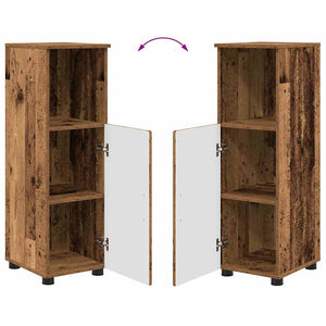 Badezimmerschrank Altholz 30x35x95cm