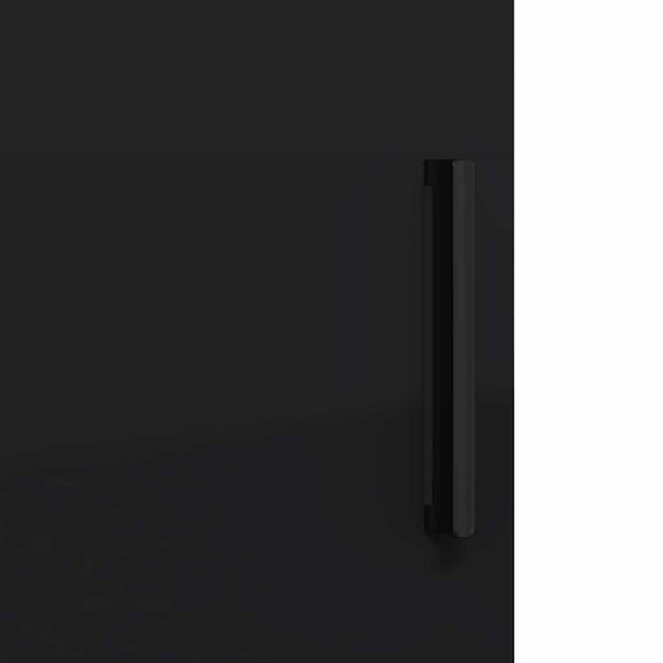 Wandmontierter Badezimmerschrank Schwarz 30x31,5x61 cm
