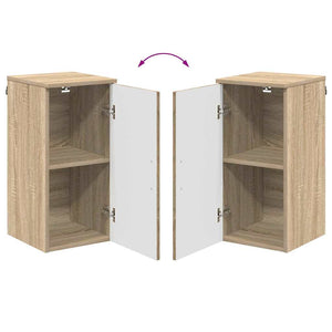 Wandmontierter Badezimmerschrank Sonoma-Eiche
