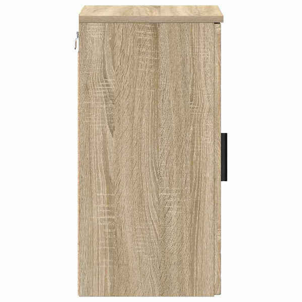 Wandmontierter Badezimmerschrank Sonoma-Eiche