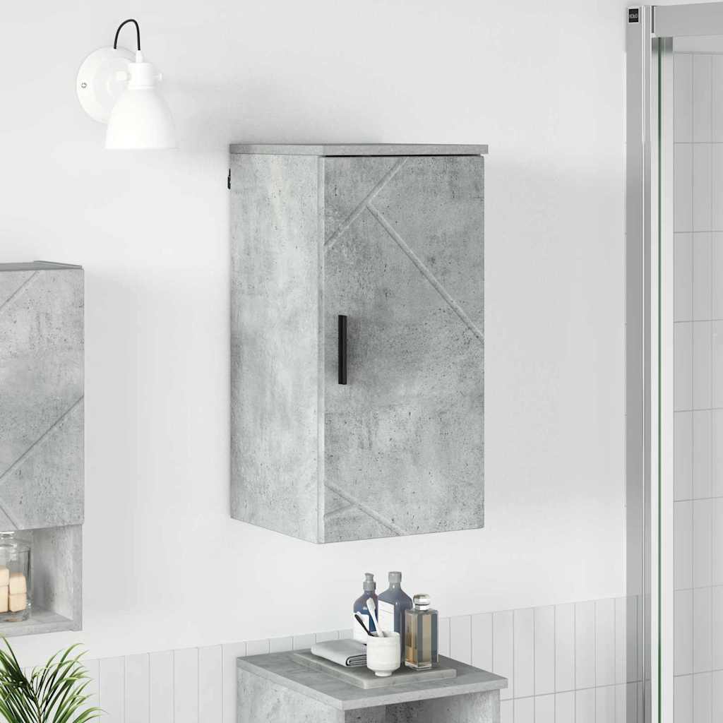 Beton Grau Wand Badezimmerschrank 30x61 cm