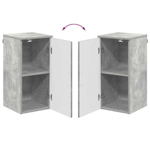Beton Grau Wand Badezimmerschrank 30x61 cm