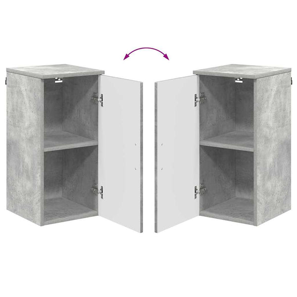 Beton Grau Wand Badezimmerschrank 30x61 cm