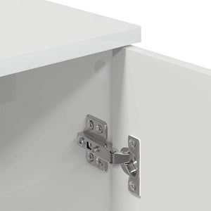 Hochglanz Weißer Badezimmerschrank Wandmontage