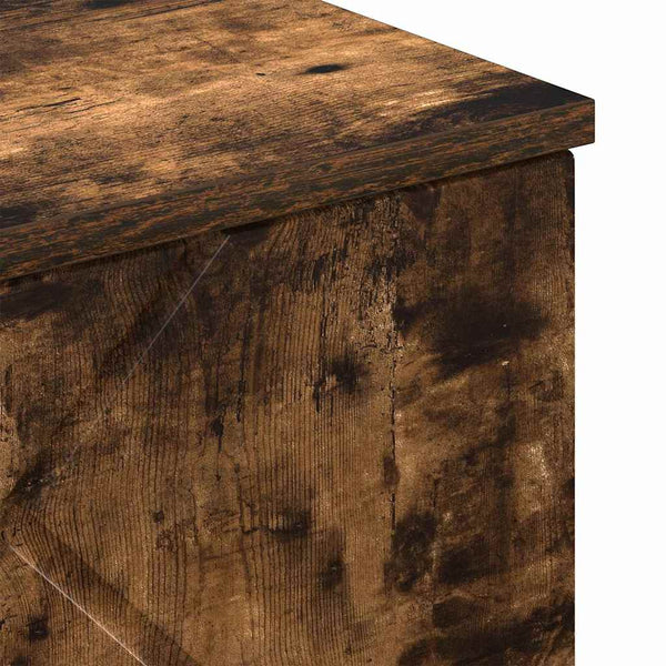 Badezimmerschrank mit Tür, Geräucherte Eiche