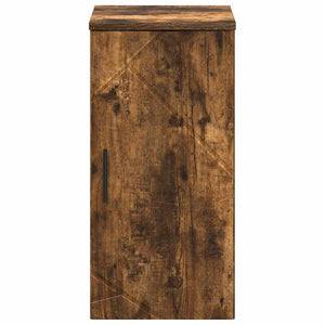 Badezimmerschrank mit Tür, Geräucherte Eiche