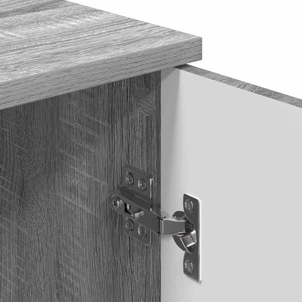 Grauer Bad-Hängeschrank Sonoma 30x61 cm