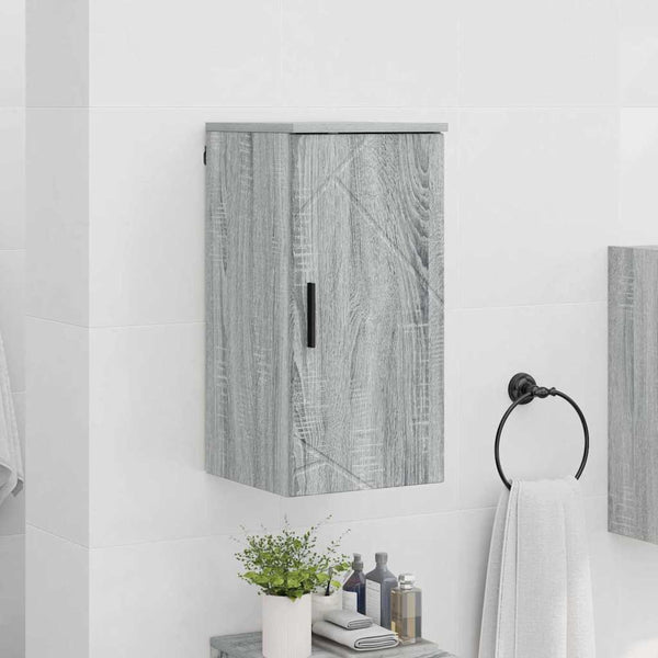 Grauer Bad-Hängeschrank Sonoma 30x61 cm