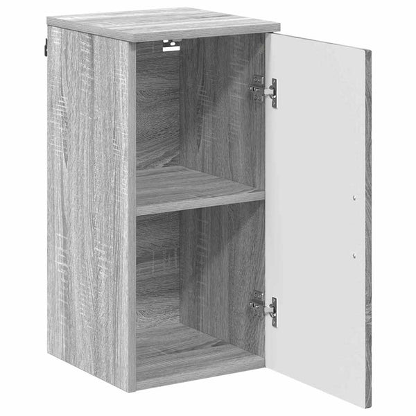 Grauer Bad-Hängeschrank Sonoma 30x61 cm