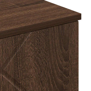 Badezimmerschrank Braun Eichenoptik 30x61 cm