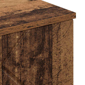 Wandmontierter Badezimmerschrank Altholz