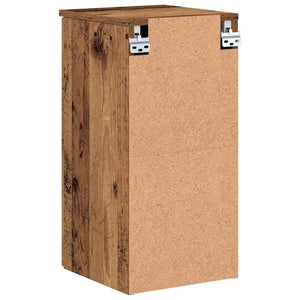 Wandmontierter Badezimmerschrank Altholz