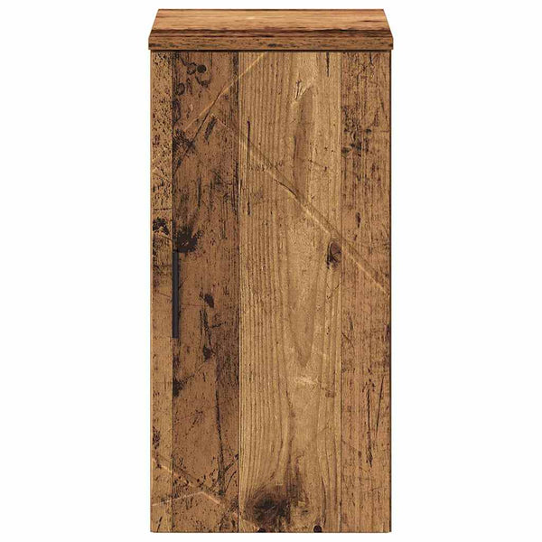 Wandmontierter Badezimmerschrank Altholz