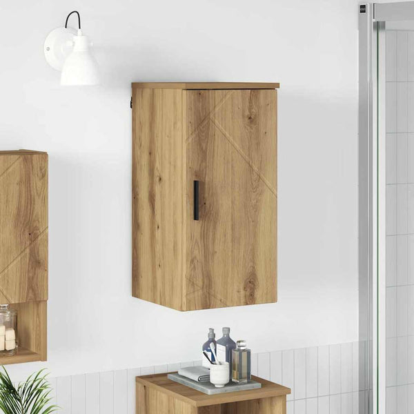Wandmontierter Badezimmerschrank Artisan Eiche