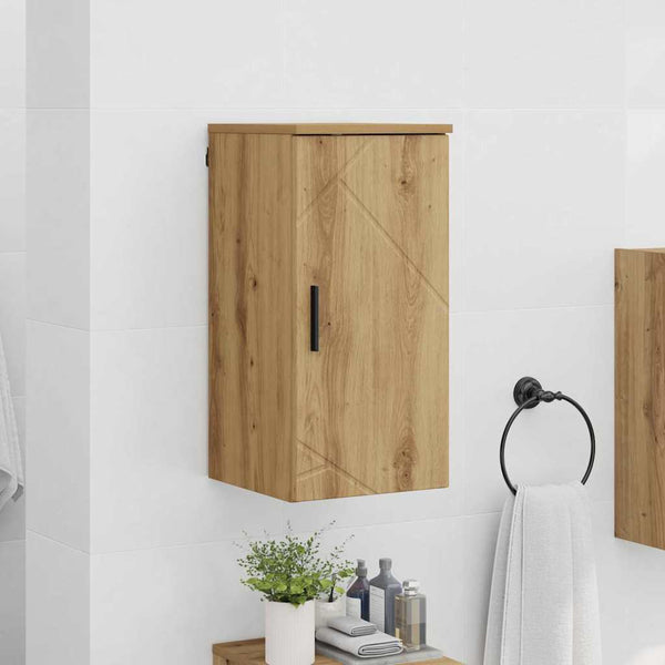Wandmontierter Badezimmerschrank Artisan Eiche