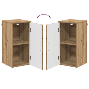 Wandmontierter Badezimmerschrank Artisan Eiche