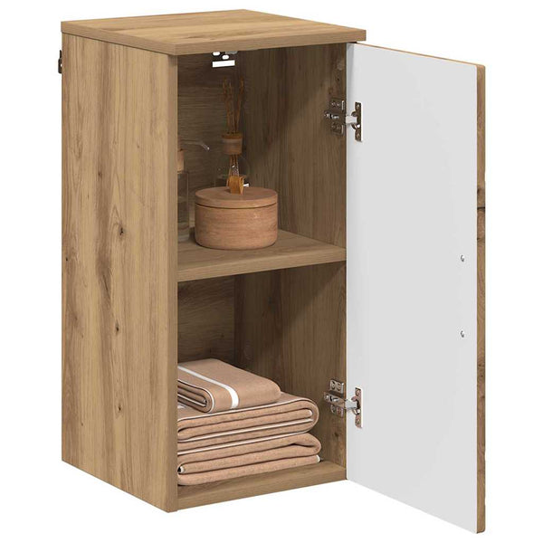 Wandmontierter Badezimmerschrank Artisan Eiche