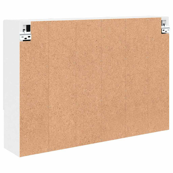 Weißer Spiegelschrank zur Wandmontage 80cm