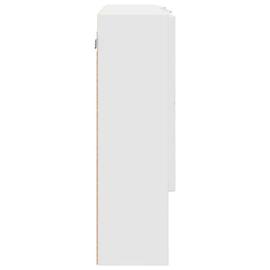 Weißer Spiegelschrank zur Wandmontage 80cm
