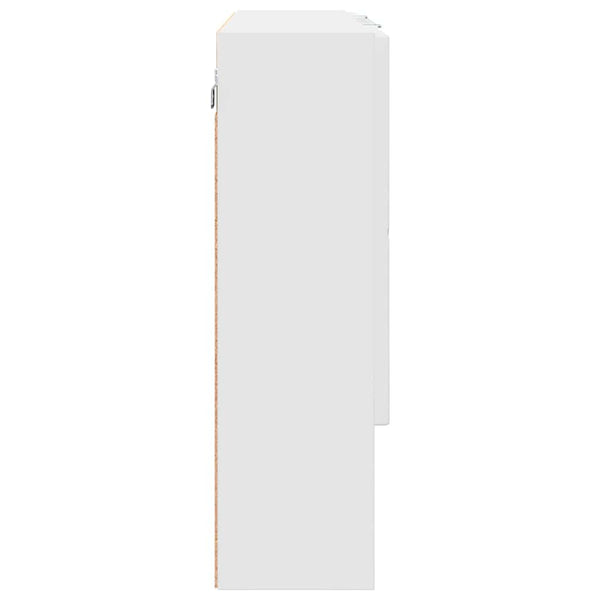 Weißer Spiegelschrank zur Wandmontage 80cm