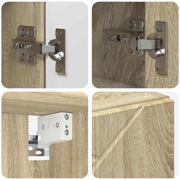 Spiegelschrank Sonoma-Eiche 80 cm