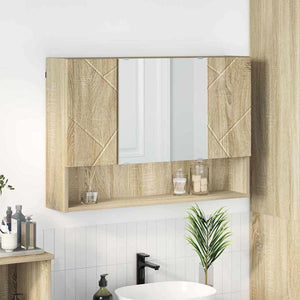 Spiegelschrank Sonoma-Eiche 80 cm