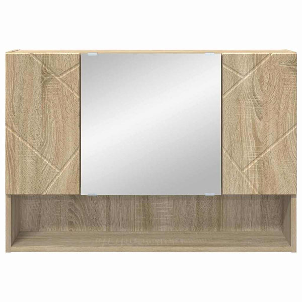 Spiegelschrank Sonoma-Eiche 80 cm
