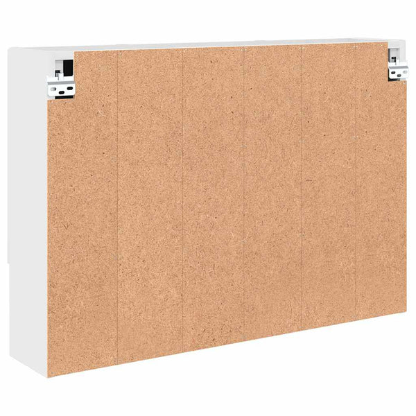 Spiegelschrank Weiß Hochglanz 80 cm