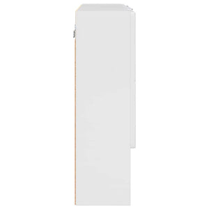Spiegelschrank Weiß Hochglanz 80 cm