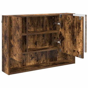 Spiegelschrank Geräucherte Eiche 80cm