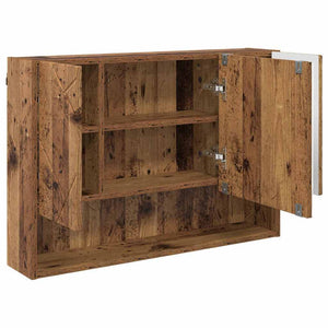 Spiegelschrank Altholz 80x55cm