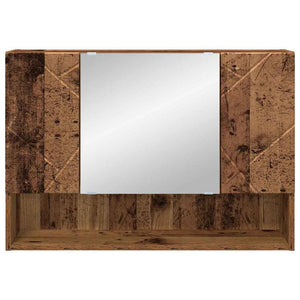 Spiegelschrank Altholz 80x55cm